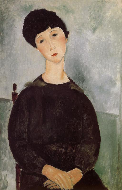 Amedeo Modigliani Seated Young woman oil painting image